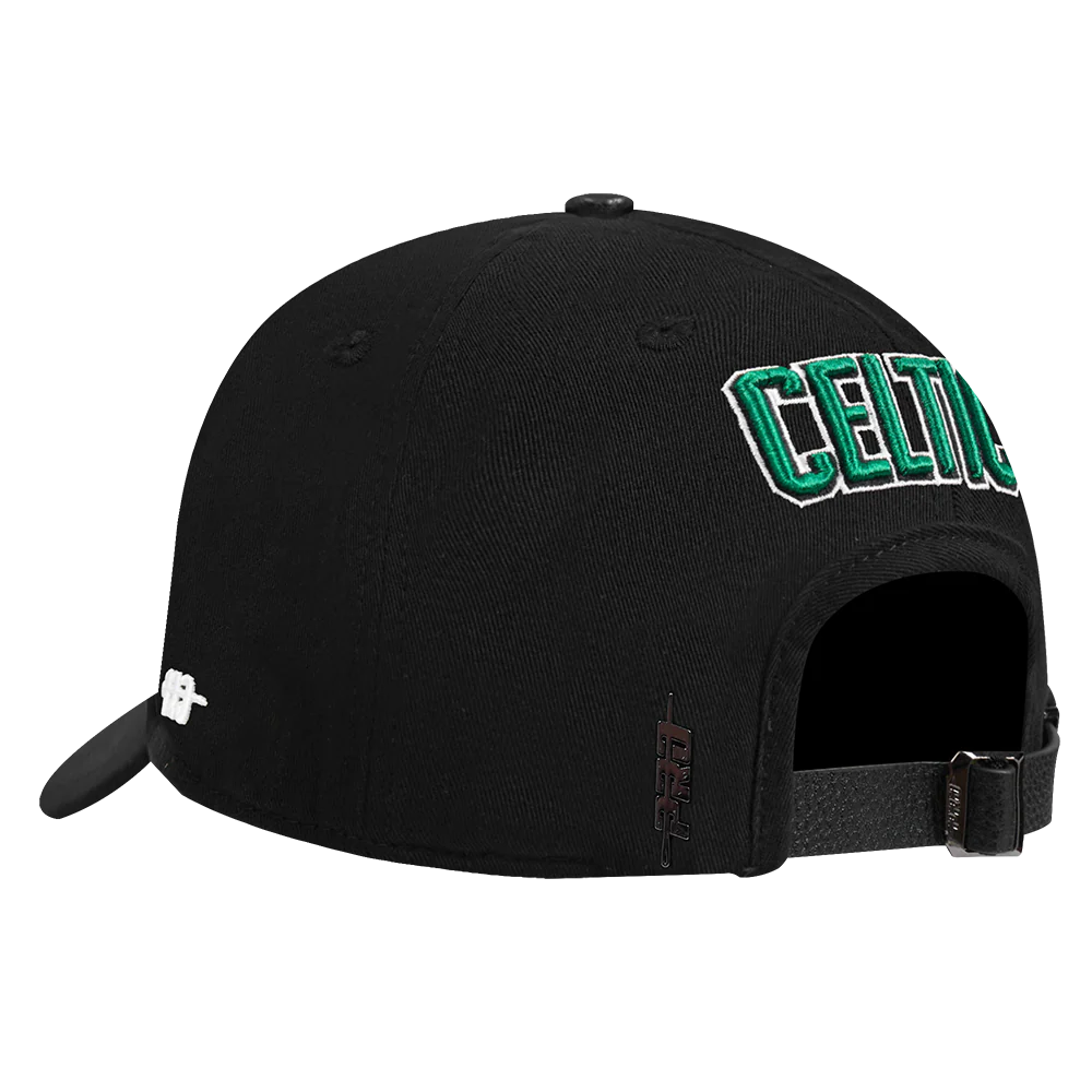 NBA BOSTON CELTICS GAME DAY CLASSICS WOMEN'S DAD HAT (BLACK) - Image 3