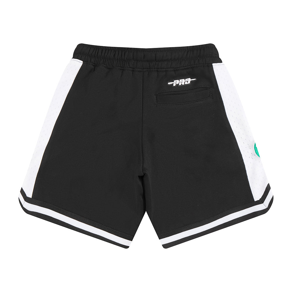 NBA BOSTON CELTICS CLASSIC LITTLE BOYS FLEECE 2.0 SHORT (BLACK) - Image 5