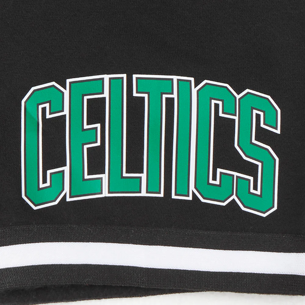 NBA BOSTON CELTICS CLASSIC LITTLE BOYS FLEECE 2.0 SHORT (BLACK) - Image 9