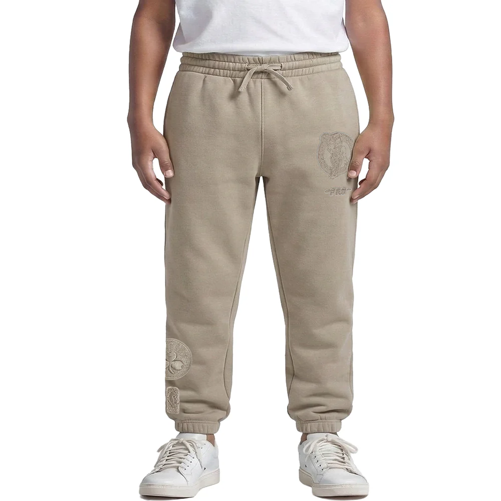 NBA BOSTON CELTICS NEUTRAL LITTLE BOYS FLC SWEATPANT (TAUPE)