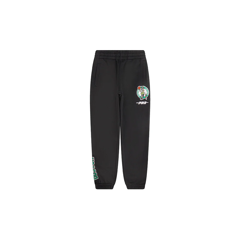 NBA BOSTON CELTICS CLASSIC TODDLER BOYS FLEECE SWEATPANT (BLACK) - Image 4