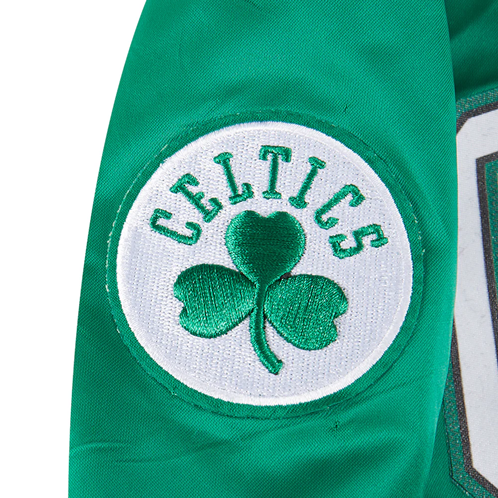 NBA BOSTON CELTICS CLASSIC UNISEX TODDLER BOYS SATIN JACKET (KELLY GREEN) - Image 8