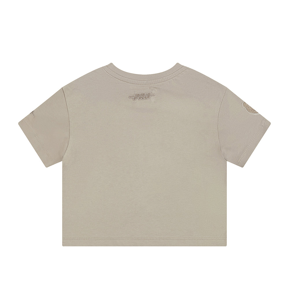 NBA BOSTON CELTICS NEUTRAL TODDLER GIRLS SS BOXY TEE (TAUPE) - Image 4