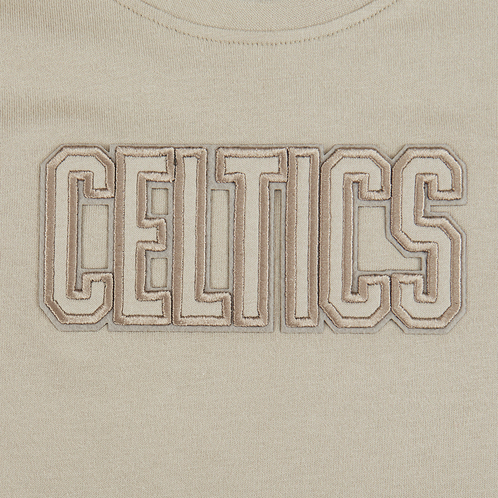 NBA BOSTON CELTICS NEUTRAL TODDLER GIRLS SS BOXY TEE (TAUPE) - Image 7