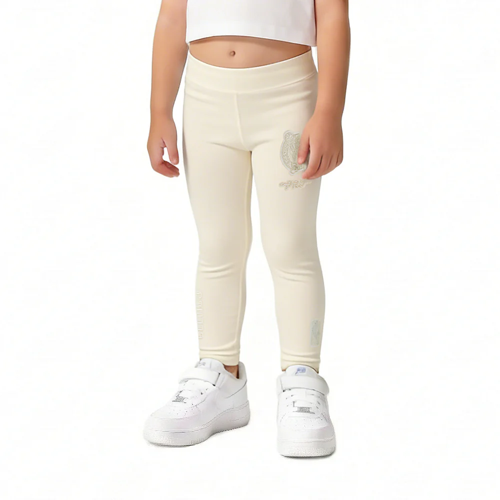 NBA BOSTON CELTICS NEUTRAL TODDLER GIRLS LEGGING (EGGSHELL) - Image 2