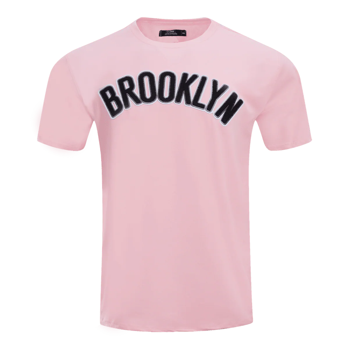 NBA BROOKLYN NETS CLASSIC CHENILLE MEN'S TEE (PINK) - Image 10