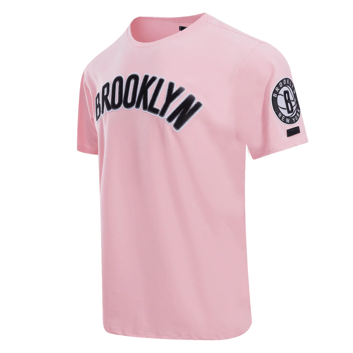 NBA BROOKLYN NETS CLASSIC CHENILLE MEN'S TEE (PINK) - Image 12