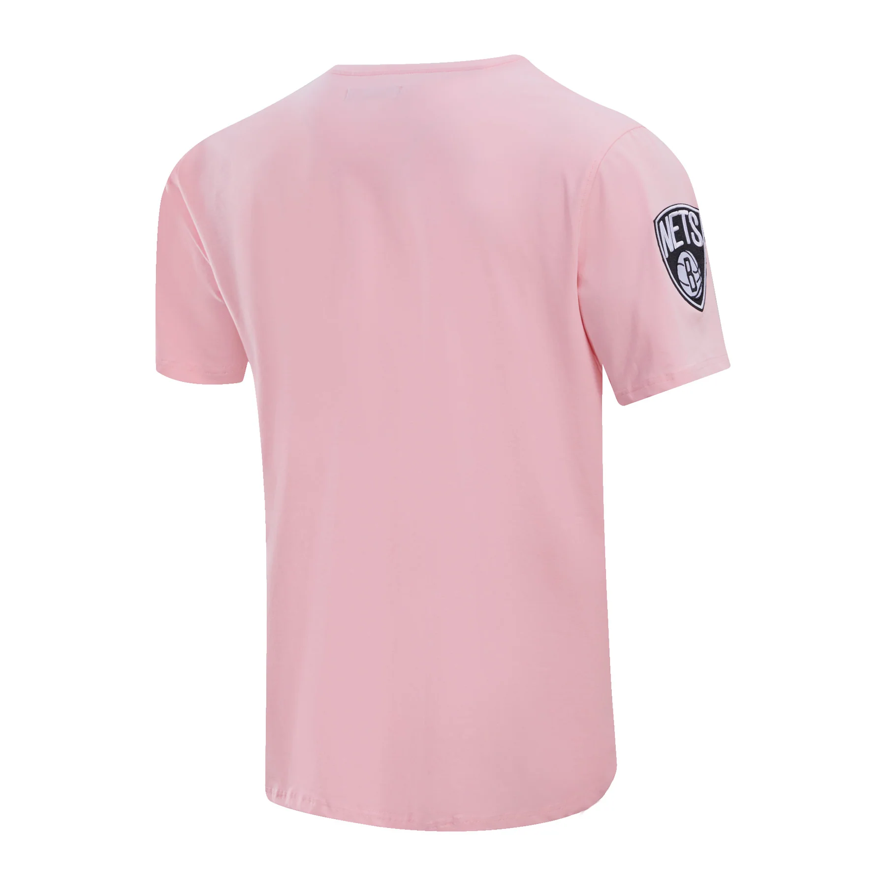 NBA BROOKLYN NETS CLASSIC CHENILLE MEN'S TEE (PINK) - Image 4