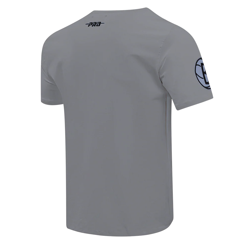 NBA BROOKLYN NETS TEAM PENNANTS MEN'S WORDMARK   TEE (GRAY) - Image 4