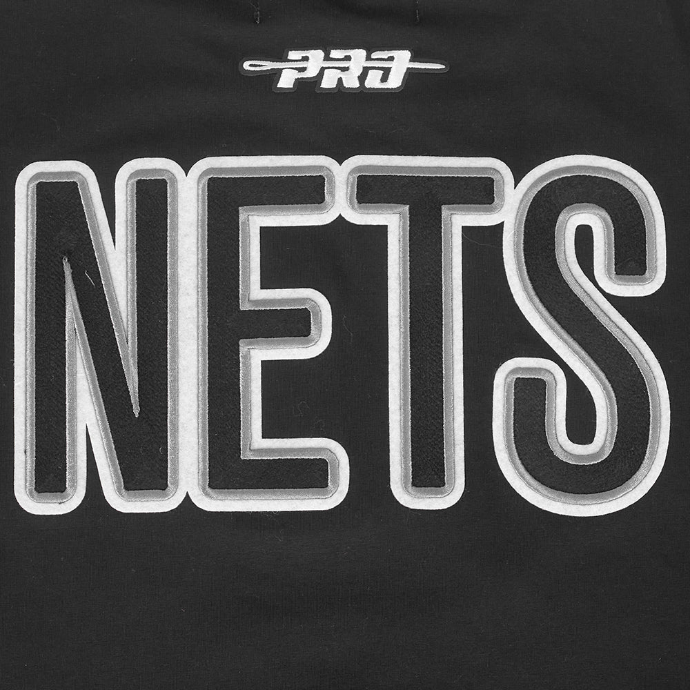 NBA BROOKLYN NETS CITY RANSOM MEN'S SINGLE JERSEY TEE (BLACK) - Image 5