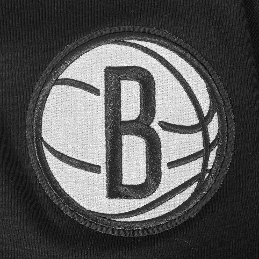 NBA BROOKLYN NETS CITY RANSOM MEN'S SINGLE JERSEY TEE (BLACK) - Image 6