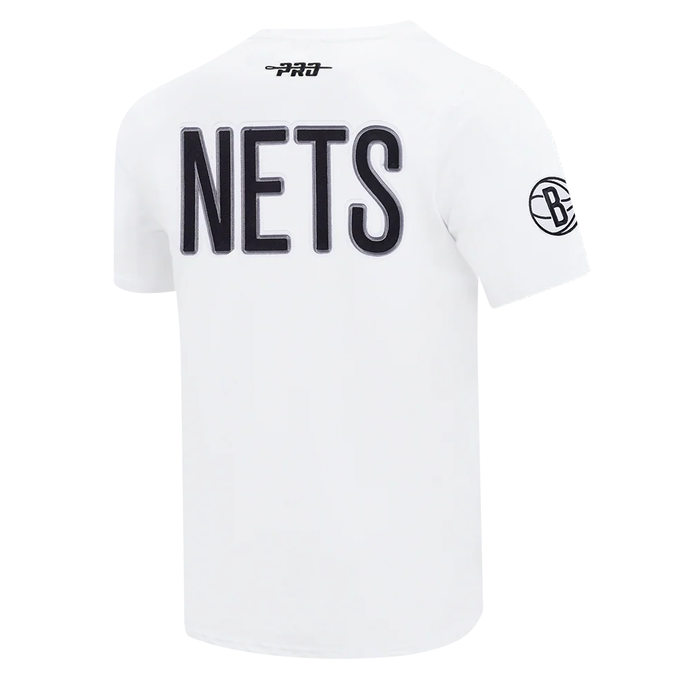 NBA BROOKLYN NETS CITY RANSOM MEN'S SINGLE JERSEY TEE (WHITE) - Image 4