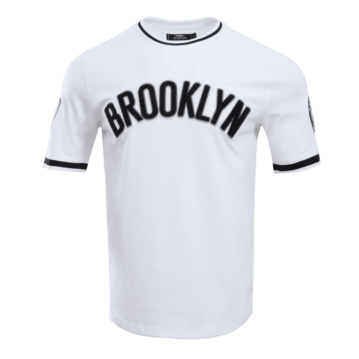 NBA BROOKLYN NETS CLASSIC CHENILLE MEN'S TEE (WHITE)