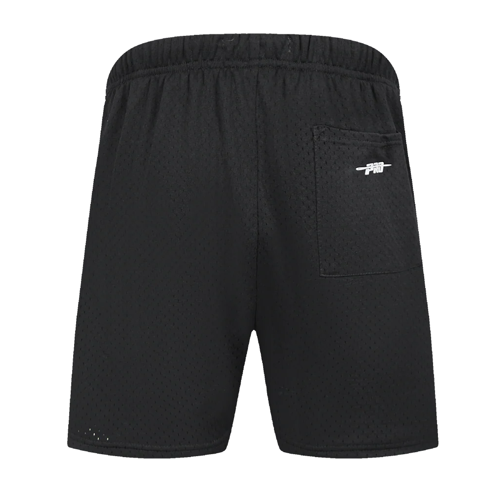 NBA BROOKLYN NETS CLASSIC MEN'S MESH SHORT (BLACK) - Image 4