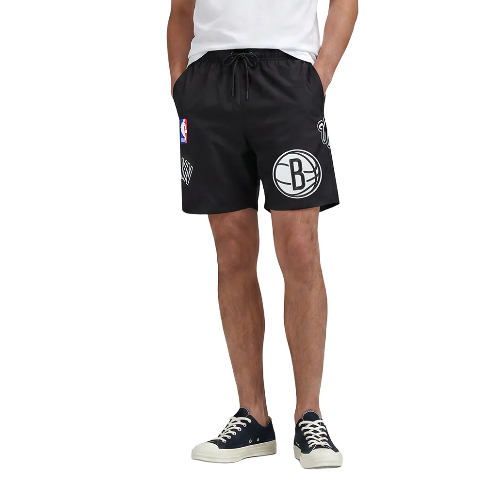 NBA BROOKLYN NETS CLASSIC WOVEN M WOVEN SHORT (BLACK)