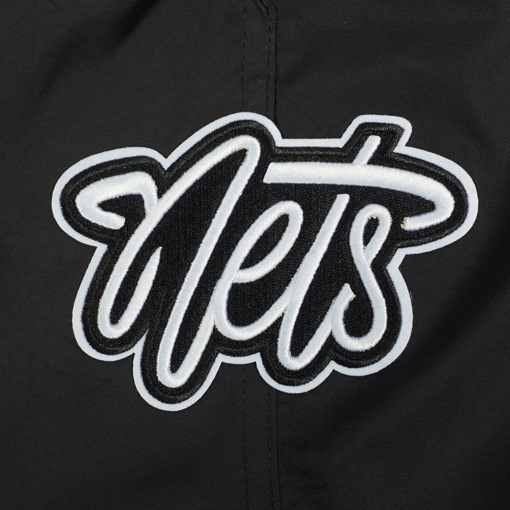 NBA BROOKLYN NETS CLASSIC WOVEN M WOVEN SHORT (BLACK) - Image 8