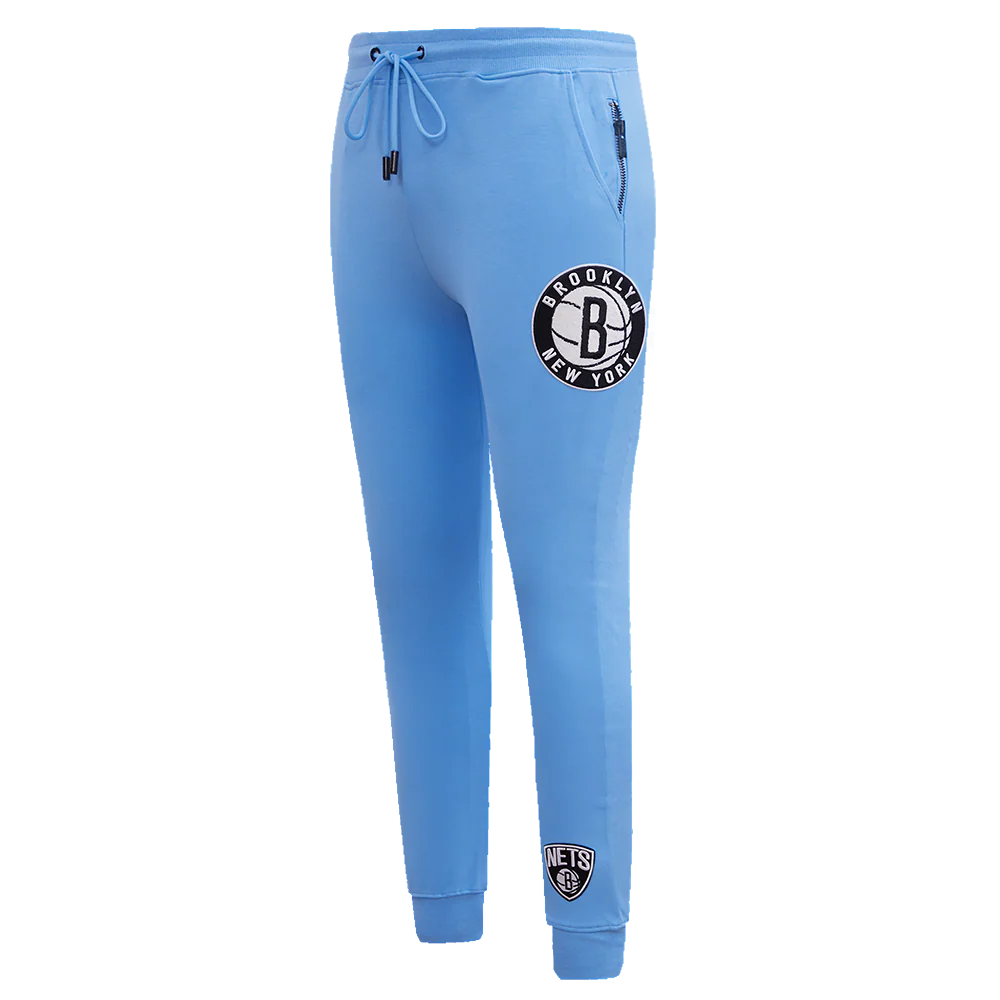 NBA BROOKLYN NETS CLASSIC CHENILLE MEN'S JOGGER (UNIVERSITY BLUE)