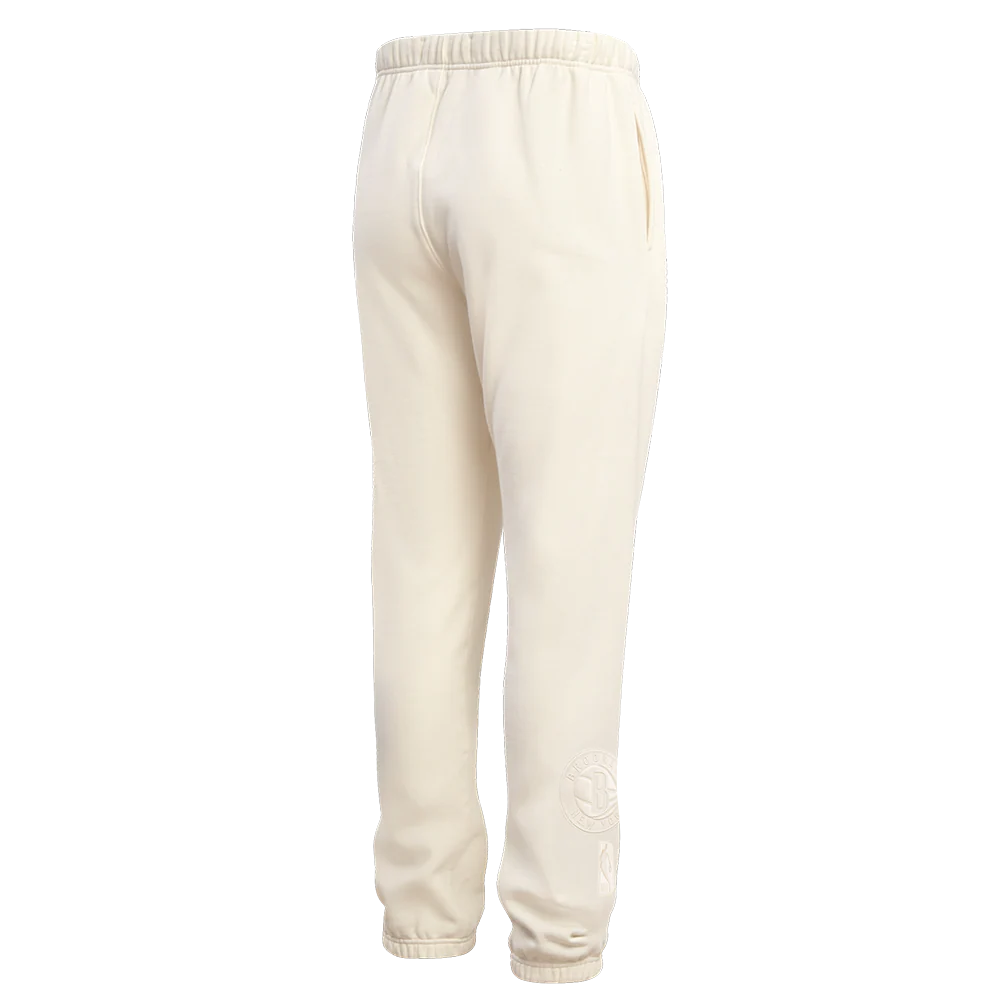 NBA BROOKLYN NETS NEUTRAL MEN'S SWEATPANT (EGGSHELL) - Image 3