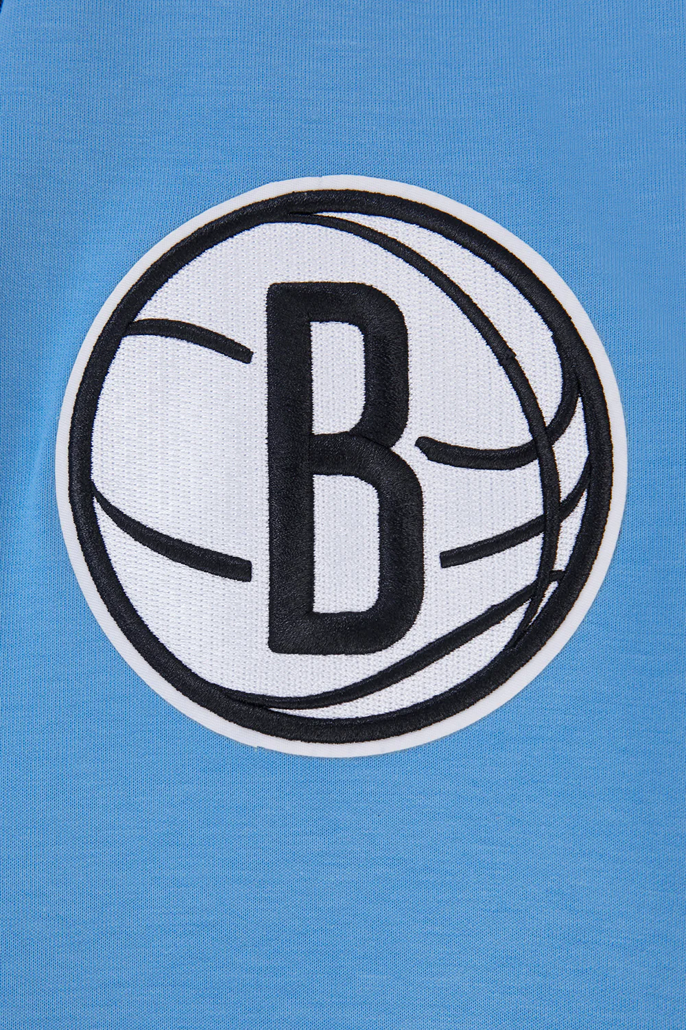 NBA BROOKLYN NETS CLASSIC CHENILLE MEN'S PULLOVER HOODIE (UNIVERSITY BLUE) - Image 8