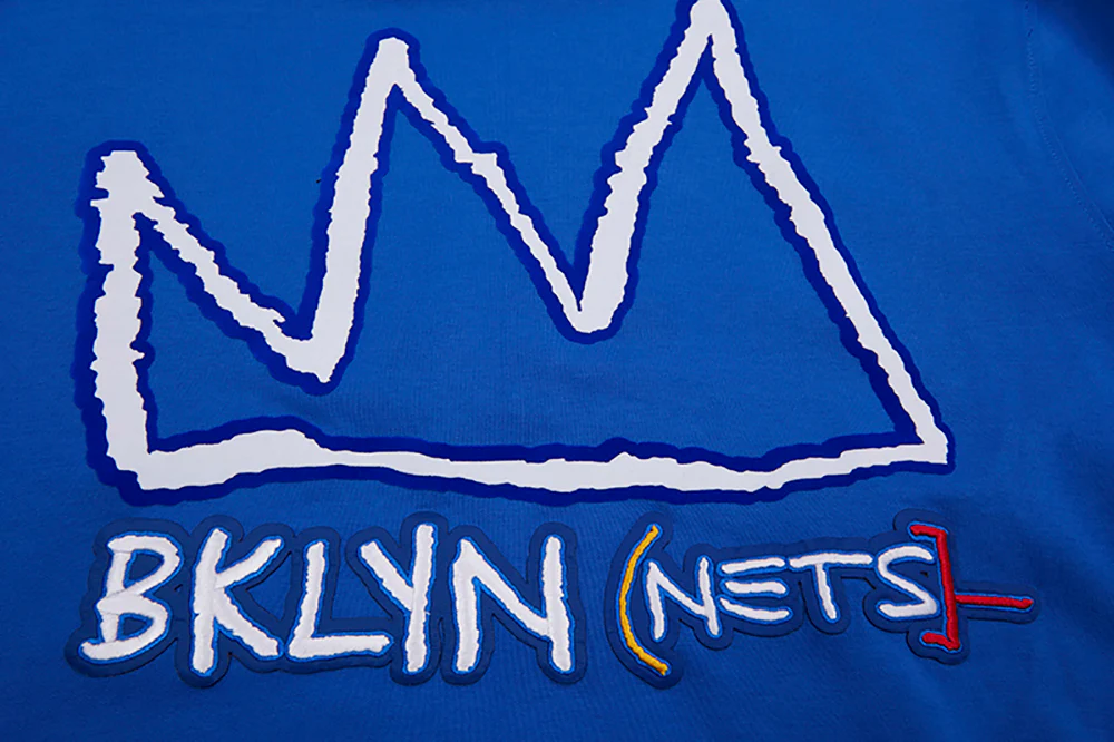 NBA BROOKLYN NETS CITY EDITION DK PO HOODIE (ROYAL BLUE) - Image 5