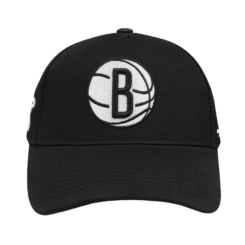 NBA BROOKLYN NETS CITY RANSOM PINCH FRONT SNAPBACK (BLACK)