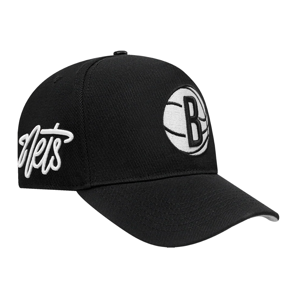 NBA BROOKLYN NETS CITY RANSOM PINCH FRONT SNAPBACK (BLACK) - Image 5