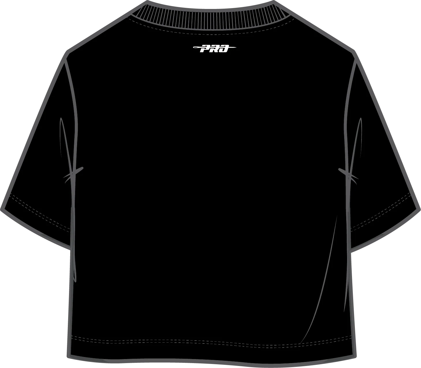 NBA BROOKLYN NETS RETRO ELEVATION WOMEN'S SINGLE JERSEY BOXY TEE (BLACK) - Image 6