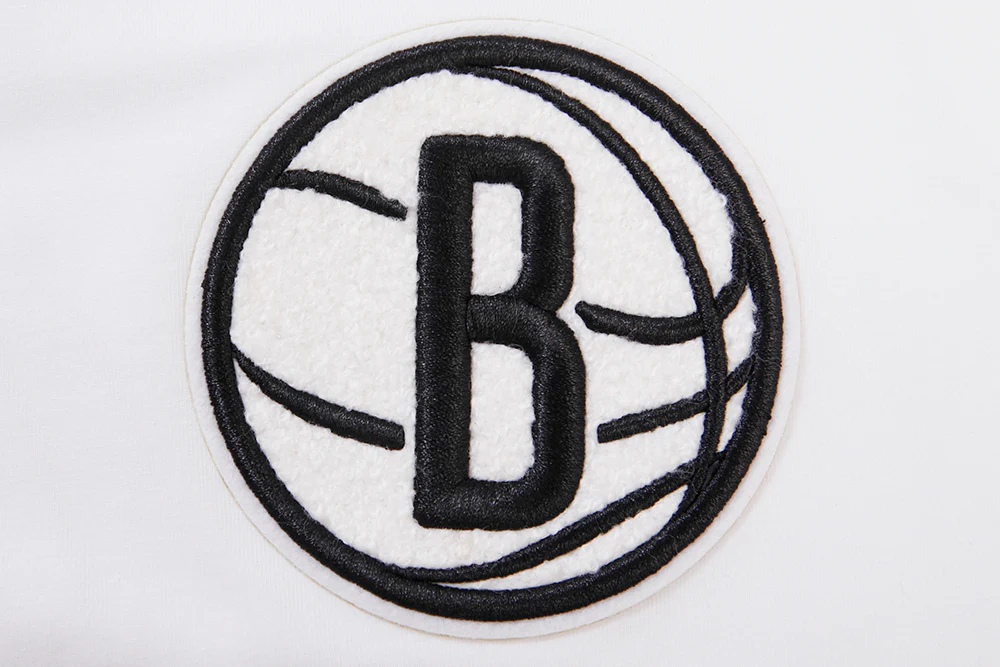 NBA BROOKLYN NETS CLASSIC WOMEN'S BOXY TEE (WHITE) - Image 8
