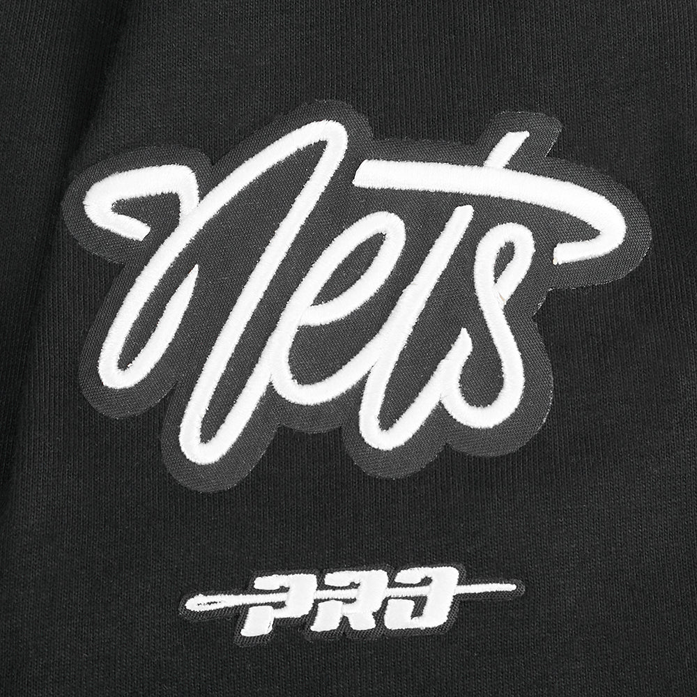 NBA BROOKLYN NETS RETRO CLASSIC SINGLE JERSEY BIG BOYS SINGLE JERSEY TEE (BLACK) - Image 6