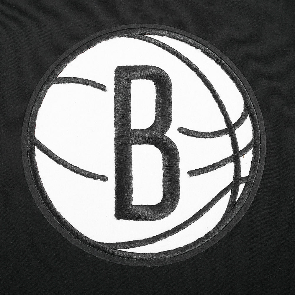NBA BROOKLYN NETS RETRO CLASSIC SINGLE JERSEY BIG BOYS SINGLE JERSEY TEE (BLACK) - Image 7