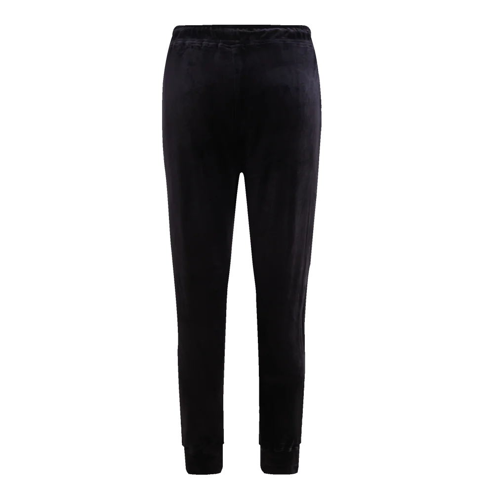 NBA BROOKLYN NETS CLASSIC WOMEN'S VELOUR JOGGER (BLACK) - Image 4