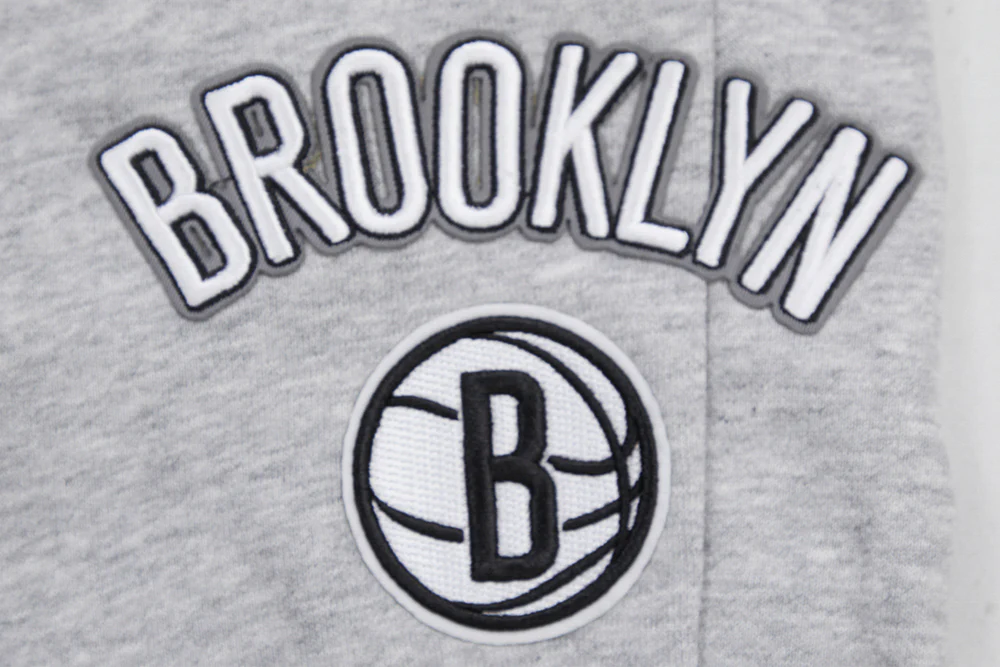 NBA BROOKLYN NETS CLASSIC WOMEN'S SWEATPANT (HEATHER GREY) - Image 6