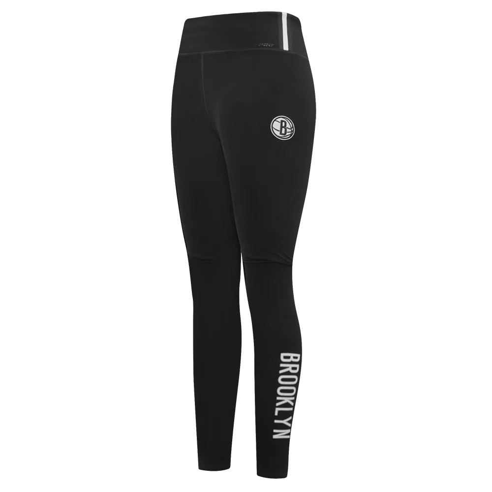 NBA BROOKLYN NETS CLASSIC WOMEN'S JERSEY LEGGING (BLACK)