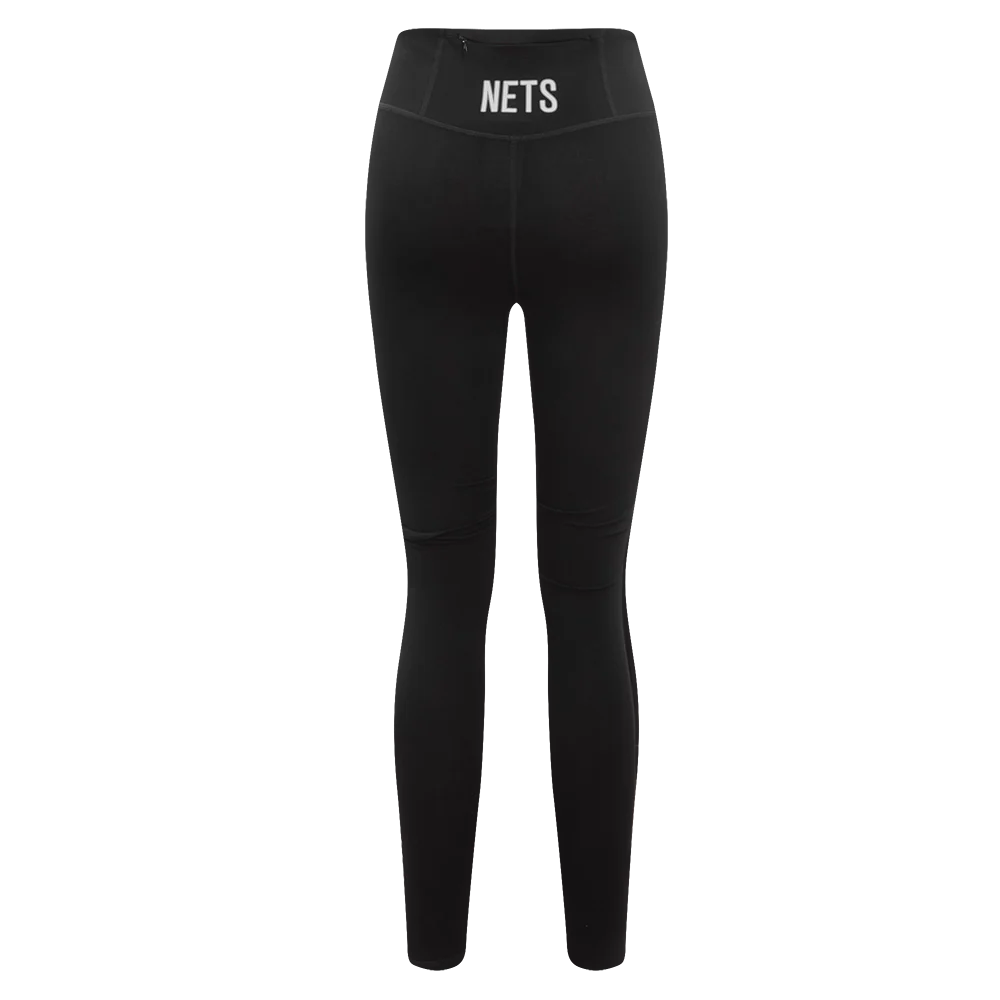 NBA BROOKLYN NETS CLASSIC WOMEN'S JERSEY LEGGING (BLACK) - Image 4