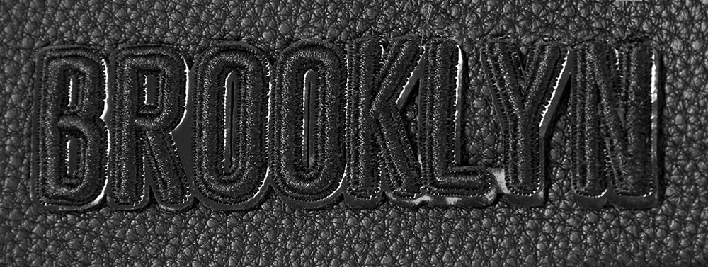 NBA BROOKLYN NETS TRIPLE BLACK WOOL WOMEN'S VARSITY JACKET (TRIPLE BLACK) - Image 8