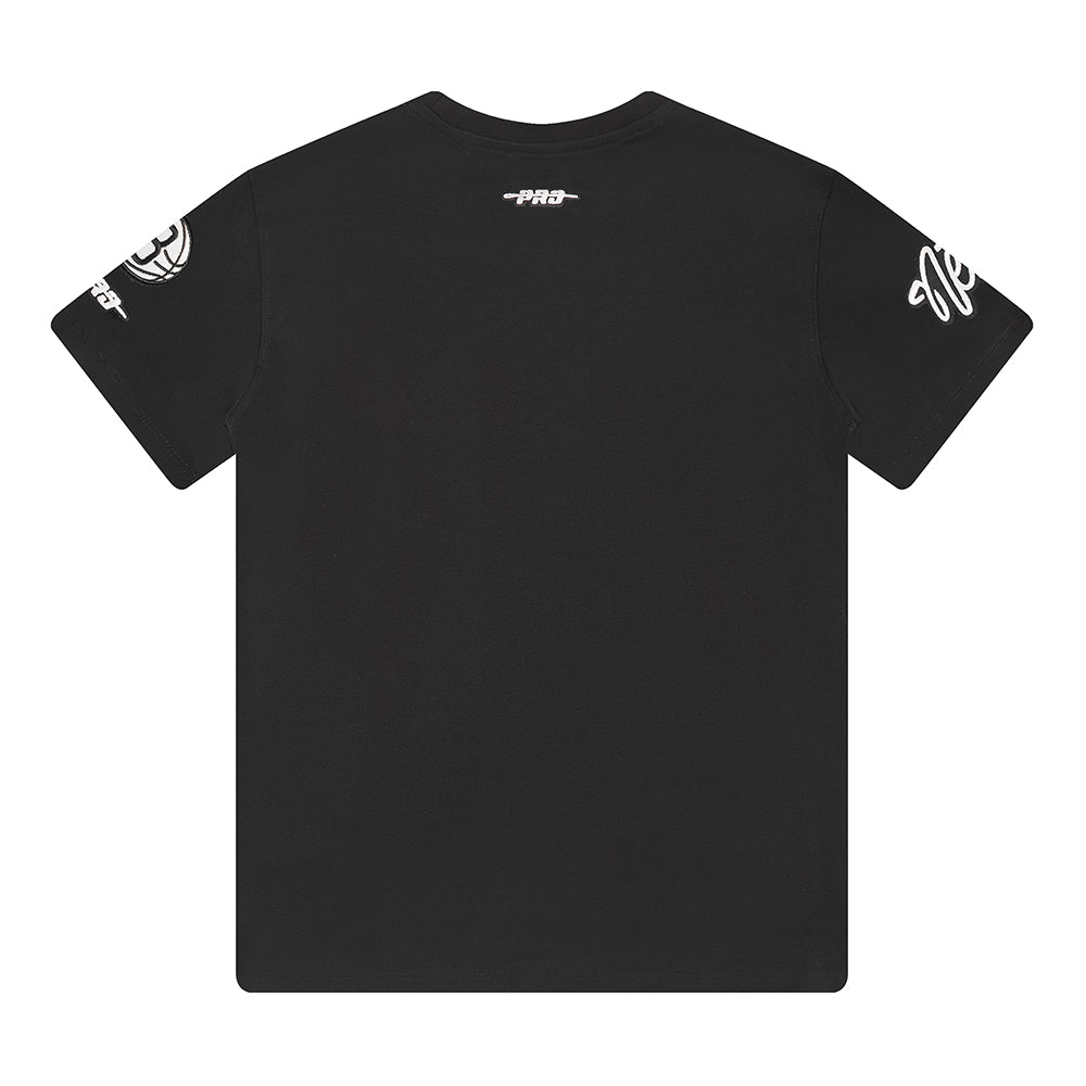 NBA BROOKLYN NETS CLASSIC LITTLE BOYS SHORT SLEEVE TEE (BLACK) - Image 4