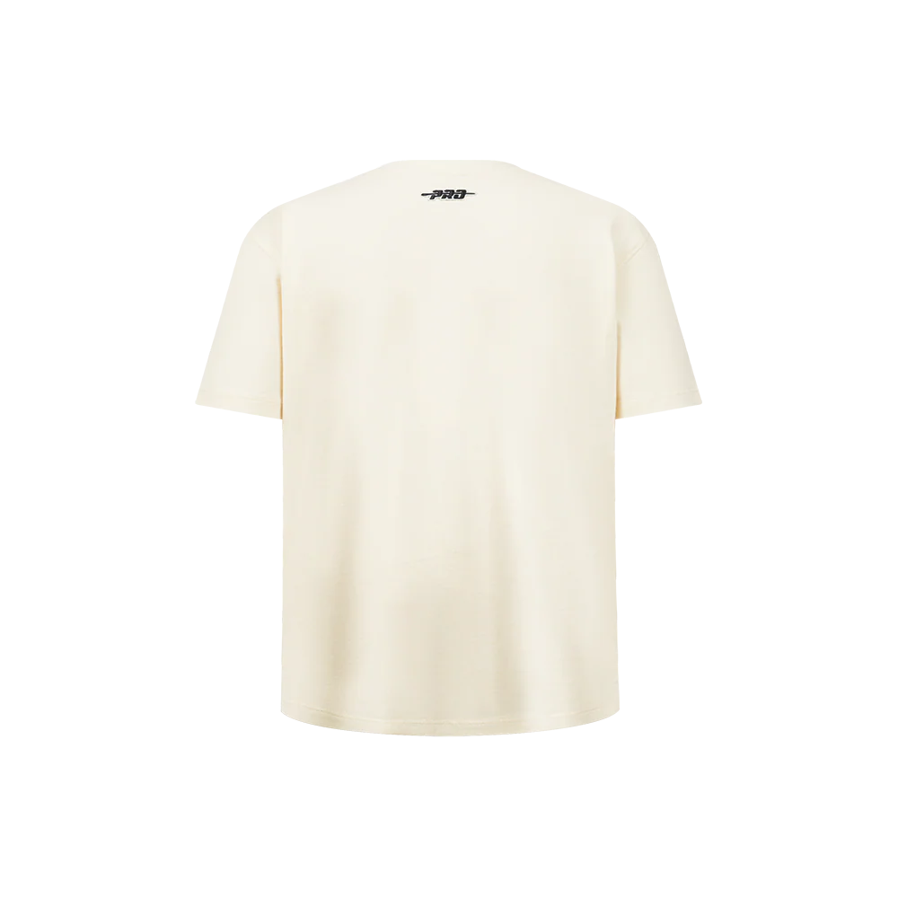 NBA BROOKLYN NETS RETRO CLASSIC LITTLE BOYS SHORT SLEEVE TAPING TEE (EGGSHELL/ BLACK) - Image 3