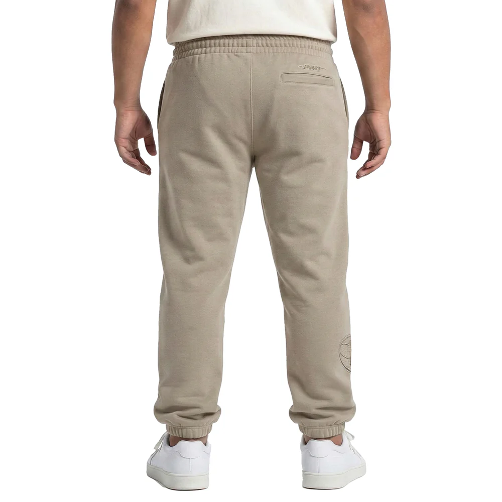 NBA BROOKLYN NETS NEUTRAL LITTLE BOYS FLC SWEATPANT (TAUPE) - Image 2