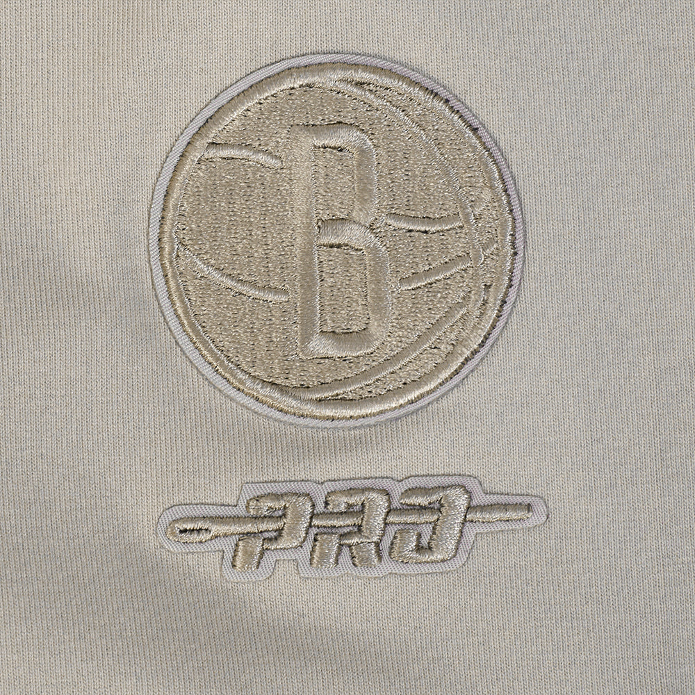 NBA BROOKLYN NETS NEUTRAL LITTLE GIRLS LEGGING (TAUPE) - Image 5