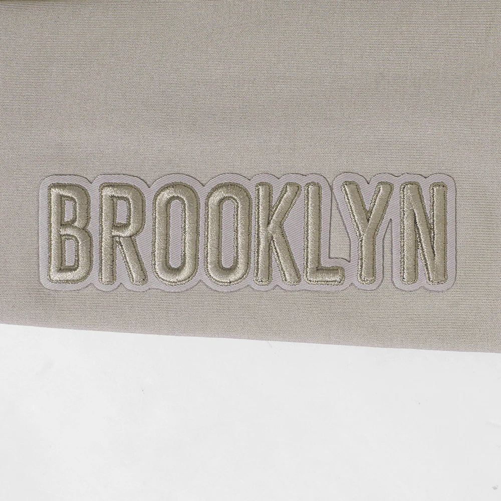 NBA BROOKLYN NETS NEUTRAL LITTLE GIRLS LEGGING (TAUPE) - Image 6