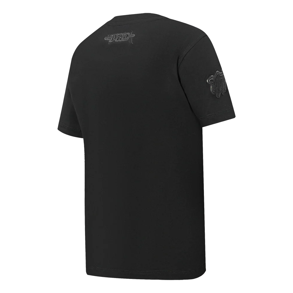 NBA BROOKLYN NETS TRIPLE BLACK TODDLER BOYS SHORT SLEEVE TEE (BLACK) - Image 4