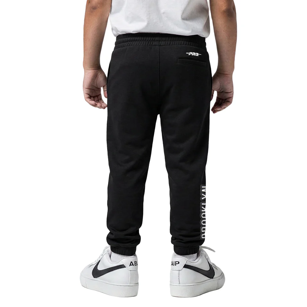 NBA BROOKLYN NETS CLASSIC TODDLER BOYS FLEECE SWEATPANT (BLACK) - Image 2