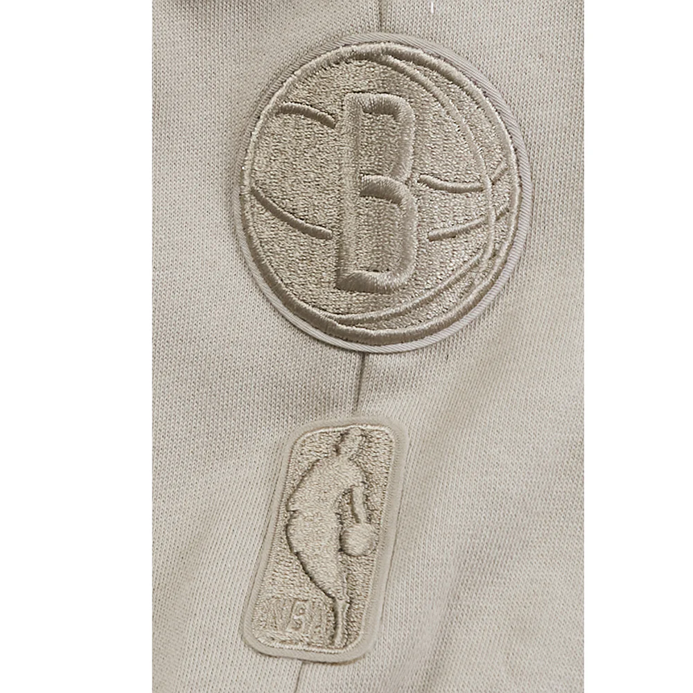 NBA BROOKLYN NETS NEUTRAL TODDLER BOYS FLC SWEATPANT (TAUPE) - Image 6
