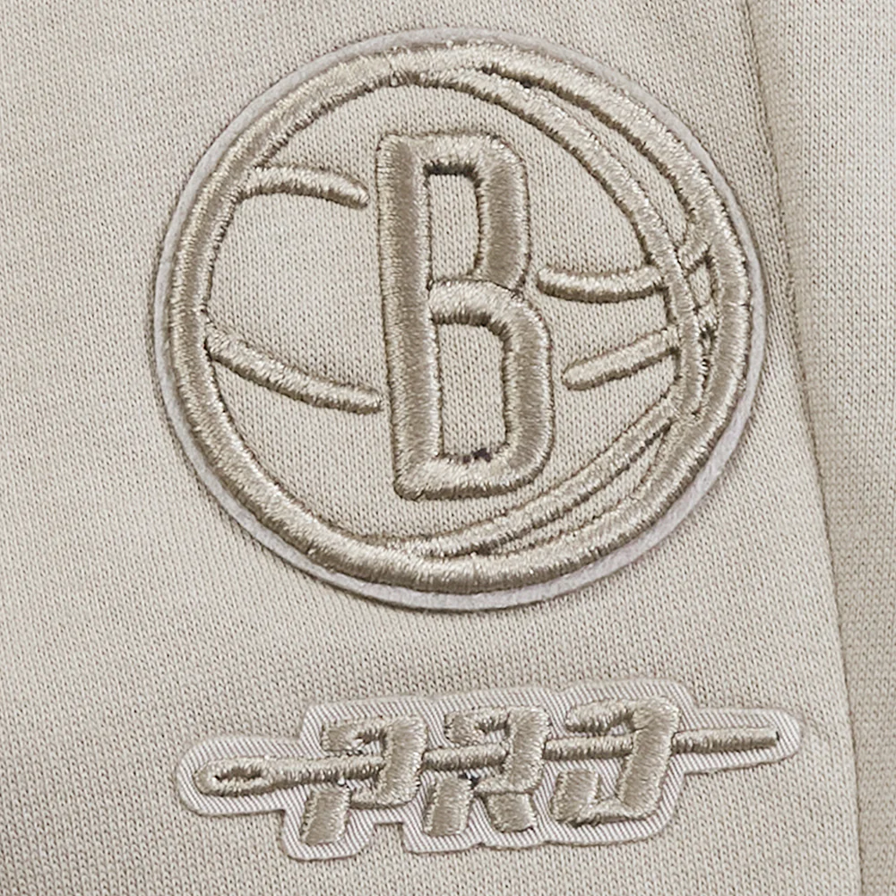NBA BROOKLYN NETS NEUTRAL TODDLER BOYS FLC SWEATPANT (TAUPE) - Image 7