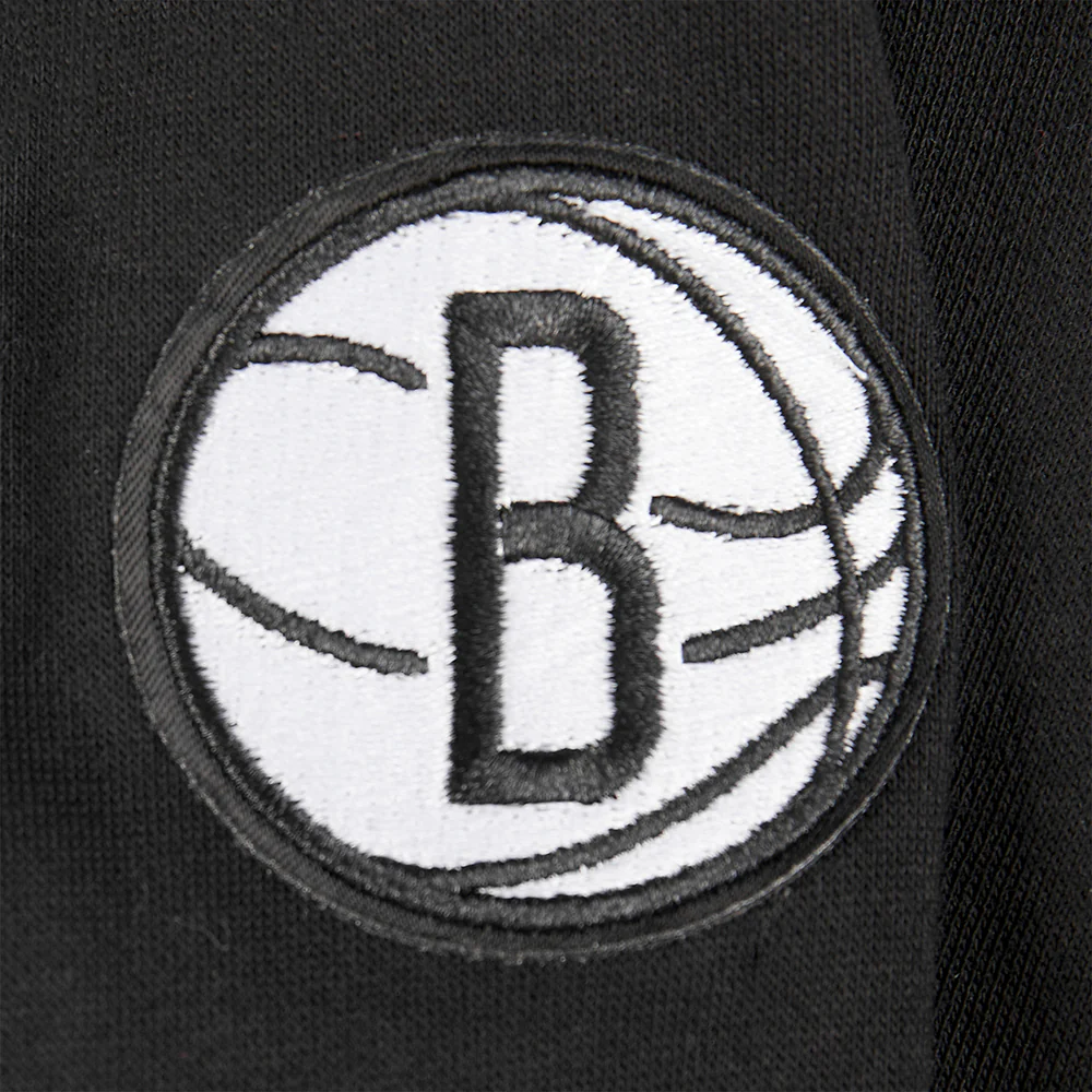 NBA BROOKLYN NETS CLASSIC TODDLER BOYS FLEECE PULLOVER HOODIE (BLACK) - Image 6