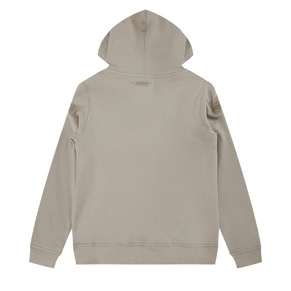 NBA BROOKLYN NETS NEUTRAL TODDLER BOYS FLEECE PULLOVER HOODIE (TAUPE) - Image 4