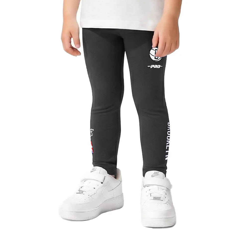 NBA BROOKLYN NETS CLASSIC TODDLER GIRLS LEGGING (BLACK) - Image 2