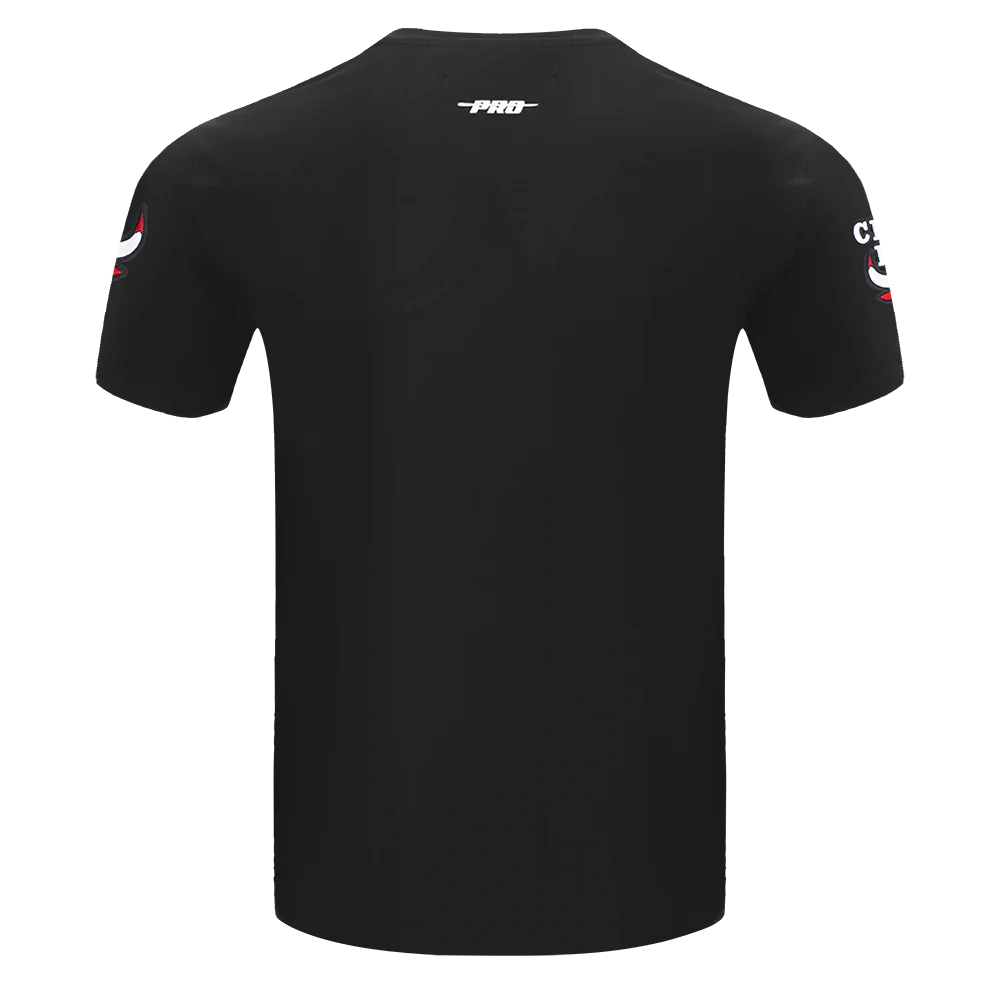 NBA CHICAGO BULLS SCRIPT TAIL MEN'S TEE (BLACK) - Image 3