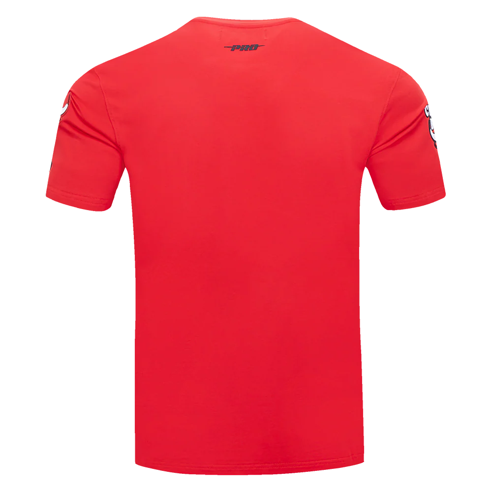 NBA CHICAGO BULLS SCRIPT TAIL MEN'S   TEE (RED) - Image 4
