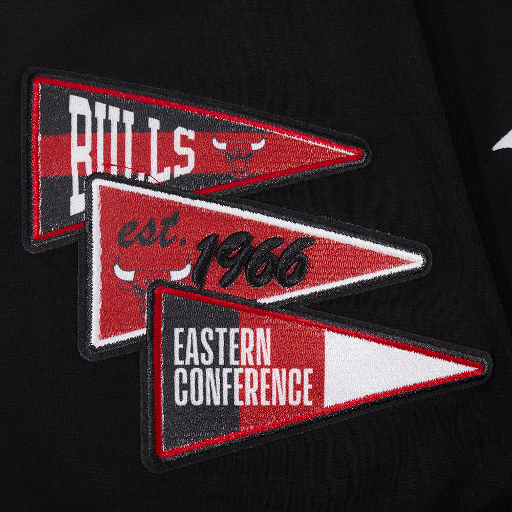 NBA CHICAGO BULLS TEAM PENNATS MEN'S SJ TEE (BLACK) - Image 8
